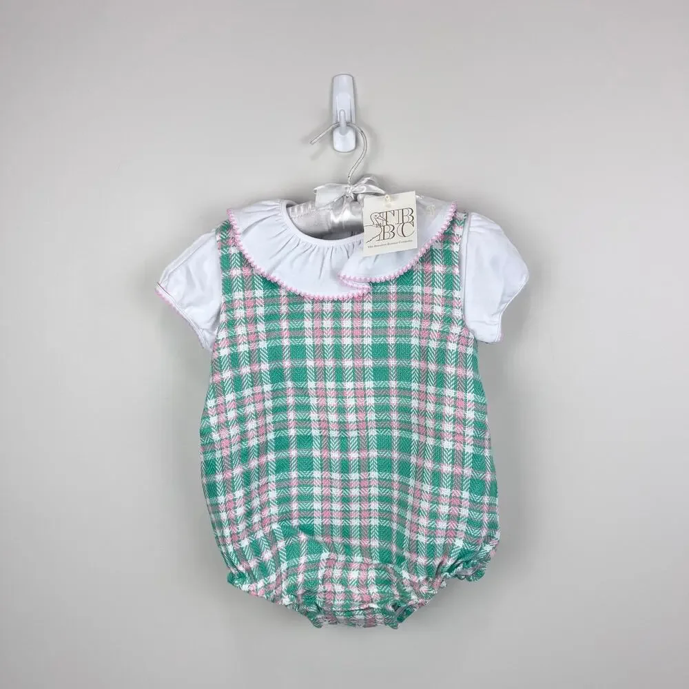 The Beaufort Bonnet Company Brooksy Bubble Set Putney Plaid 2T NWT